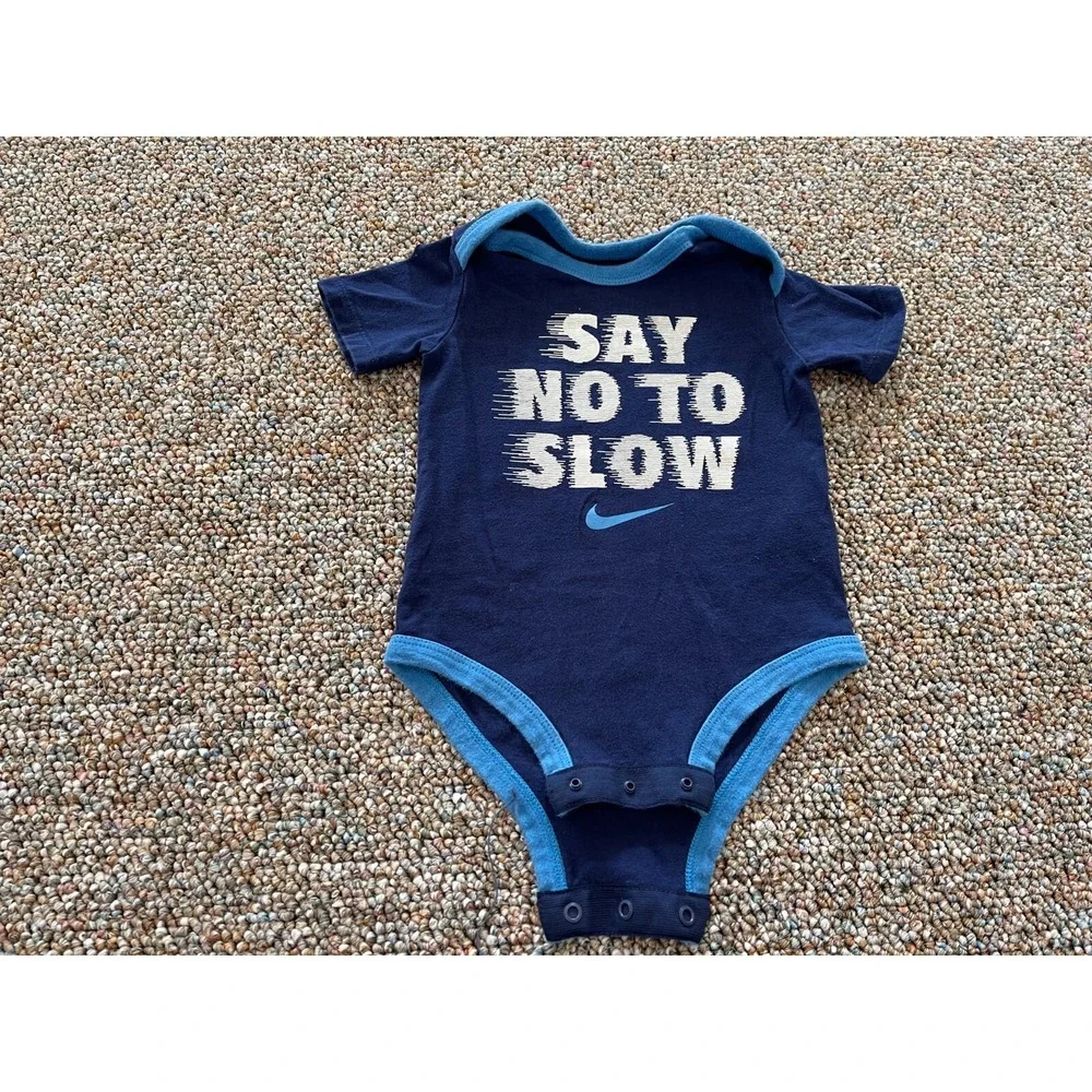 Nike Boys Say No To Slow Bodysuit 3-6M